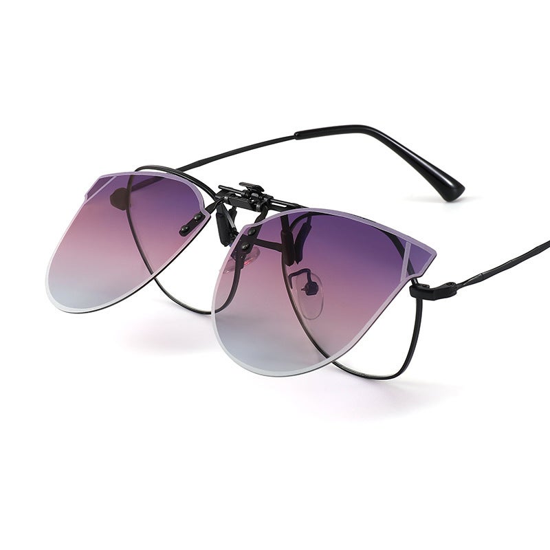 Retro Polarized Myopia Glasses Clip Sunshade Uv Sunglasses Outdoor Driving Sh205 - Image 4