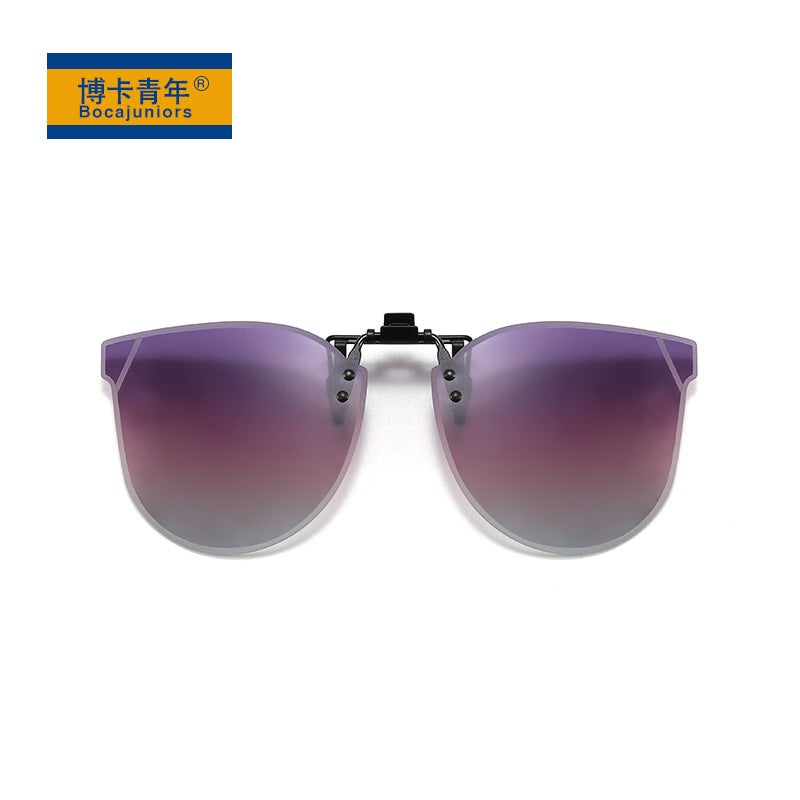 Retro Polarized Myopia Glasses Clip Sunshade Uv Sunglasses Outdoor Driving Sh205 - Image 2