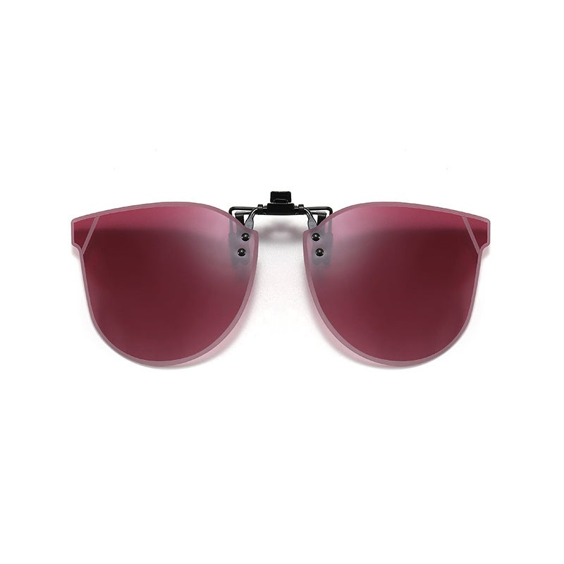Retro Polarized Myopia Glasses Clip Sunshade Uv Sunglasses Outdoor Driving Sh205 - Image 1