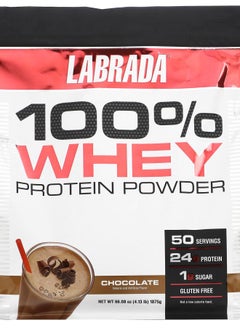 100% Whey Protein Powder Chocolate 4.13 lbs (1875 g)