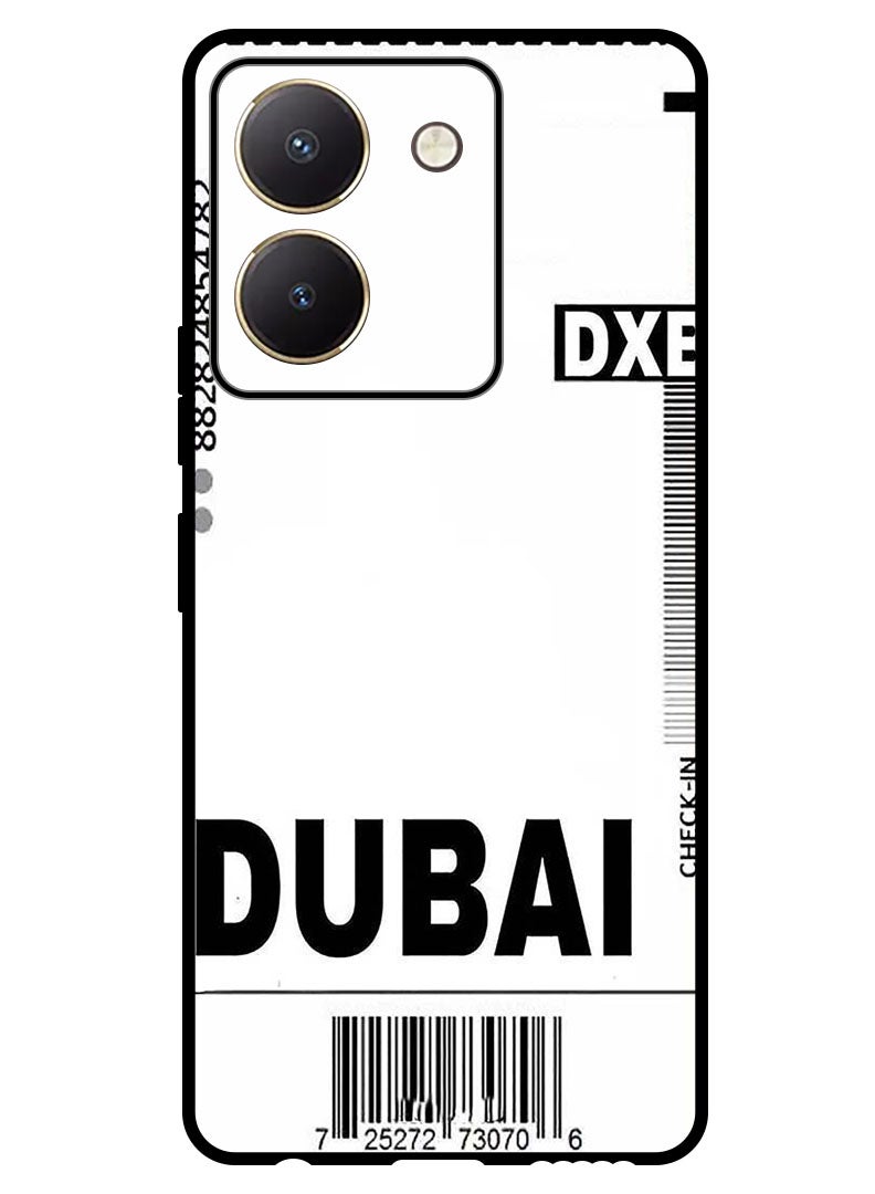 Theodor Protective Case Anti Scratch Shock Proof Bumper Cover For Vivo Y77t DXB Boarding pass - Image 1