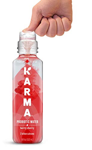 Karma Probiotic Water  12 Pack Berry Cherry Drink  Immune  Gut Health Support - Image 5