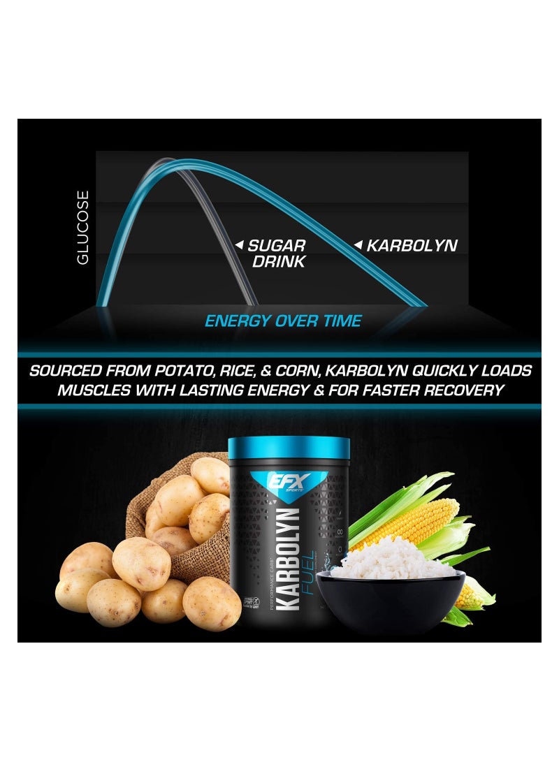EFX Sports Karbolyn Fuel | Pre, Intra, Post Workout Carbohydrate Supplement Powder | Carb Load, Energize, Improve & Recover Faster | Easy to Mix | Fruit Punch (4 LB 4.8 OZ) - Image 3