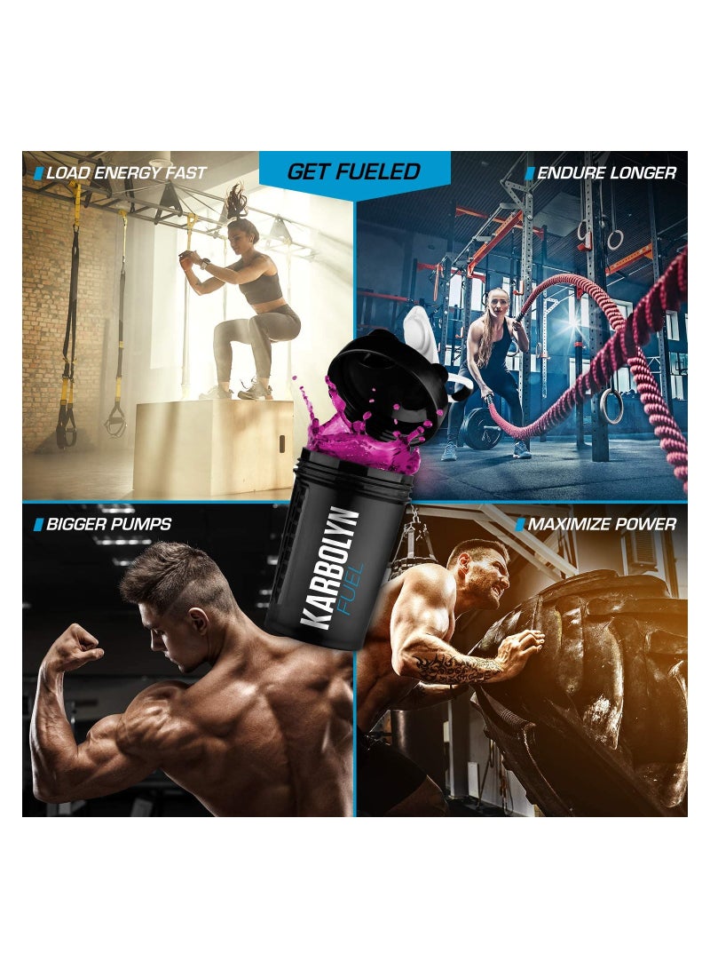 EFX Sports Karbolyn Fuel | Pre, Intra, Post Workout Carbohydrate Supplement Powder | Carb Load, Energize, Improve & Recover Faster | Easy to Mix | Fruit Punch (4 LB 4.8 OZ) - Image 2