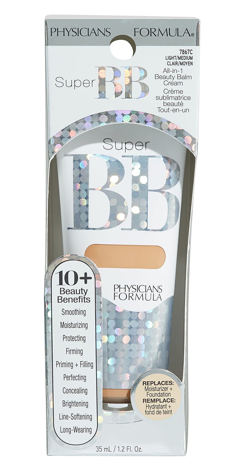 Physicians Formula Super BB Cream. All in 1 Tinted Beauty Balm Foundation Cream, Sheer Moisturizing Coverage, Cruelty Free Light/Medium - Image 3