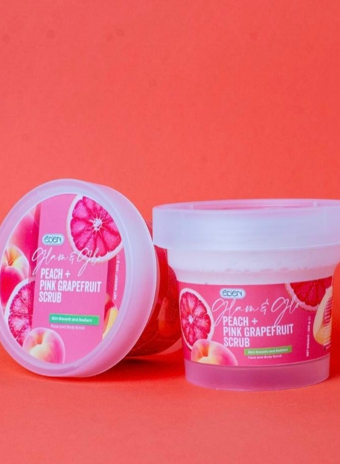 إيدين مقشر جلام آند جلو بالخوخ + الجريب فروت الوردي 200 جم - Image 1
