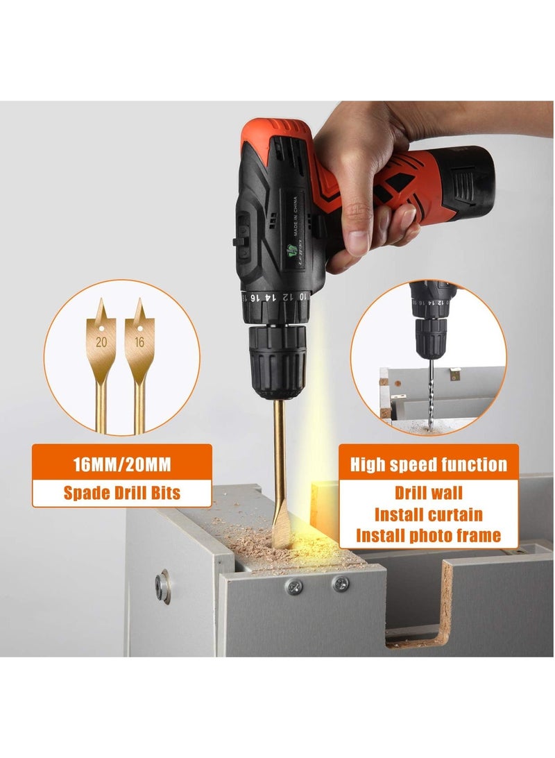 دينكس مثقاب وأدوات لاسلكية مع بطارية 1300 مللي أمبير في الساعة وجهد 12 فولت وسرعة متغيرة - بواسطة - Image 4