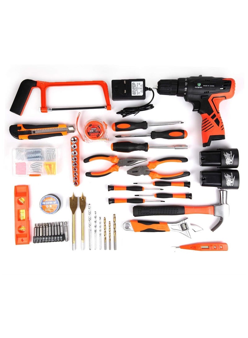 دينكس مثقاب وأدوات لاسلكية مع بطارية 1300 مللي أمبير في الساعة وجهد 12 فولت وسرعة متغيرة - بواسطة - Image 1