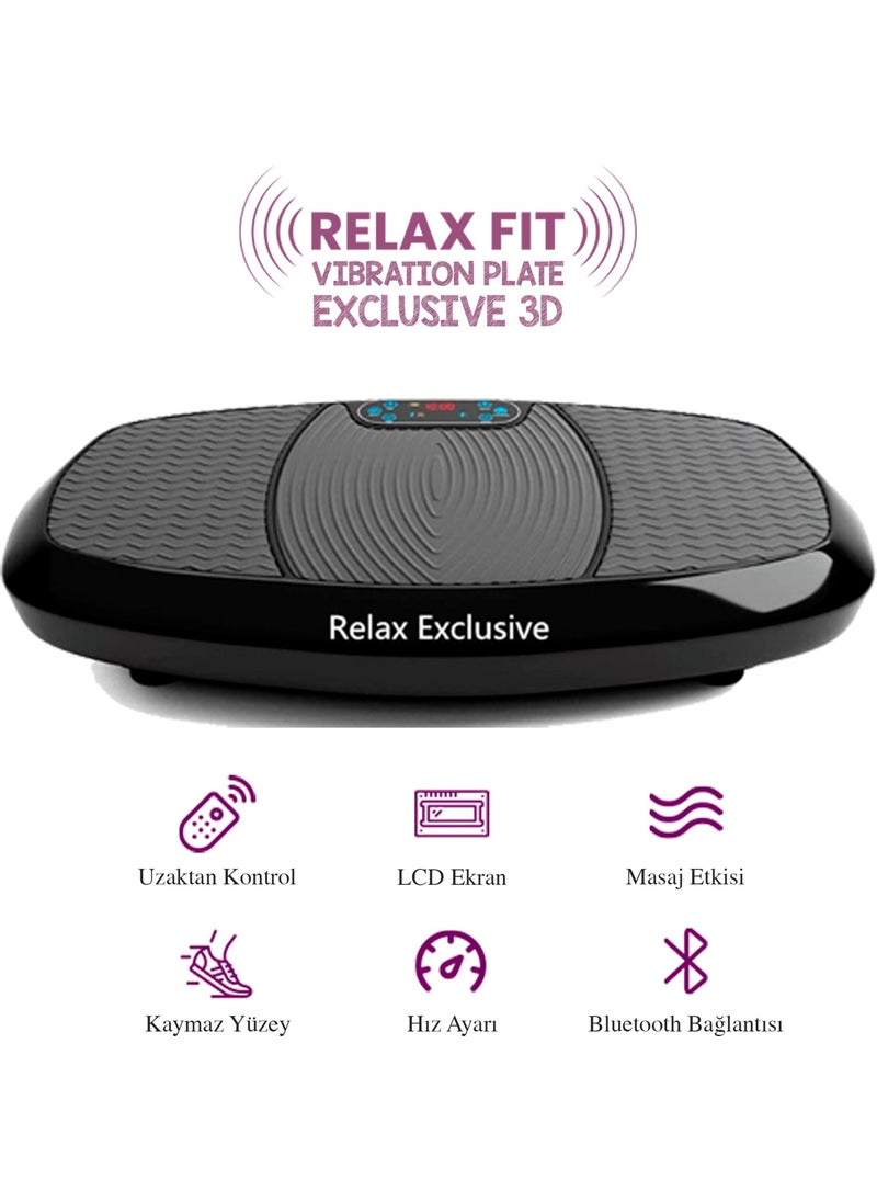 Relax Fit Exclusive 3D Vibration Plate Vibrating Sports Exercise Fitness Equipment  - Image 1