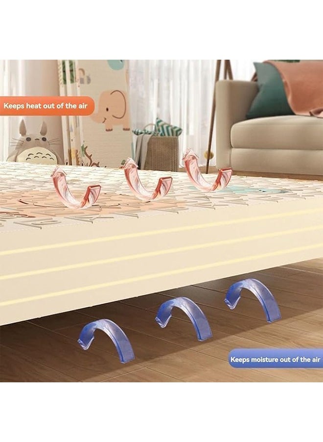 بيوينتي طفل لعب حصيرة 200 * 180 * 1CM مقاومة للماء غير الانزلاق كبيرة عكسية Playmat الزحف حصيرة إضافية سميكة ناعمة طفل Playmats للعب أو التخييم حصيرة غرفة النوم غرفة المعيشة منطقة السجاد (الحيوان)  - Image 3