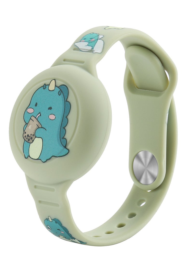 Innoshine Silicone Air Tag Bracelet for Kids  Cartoon Adjustable  Watch Band  Air Tag Holder for kids Full Cover Waterproof Air Tag Protective Case  - Image 1