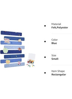 Blue Cork Board Strips 8Pcs With 30 Pushpins Self Adhesive Bulletin Board Strips No Damage For Wall Felt Pin Board For Paste Notes Photos Schedules Office Decor - pzsku/Z910E1325E0F28CC76510Z/45/_/1740916490/7372e17b-2f18-40d9-b99d-b408d0699361