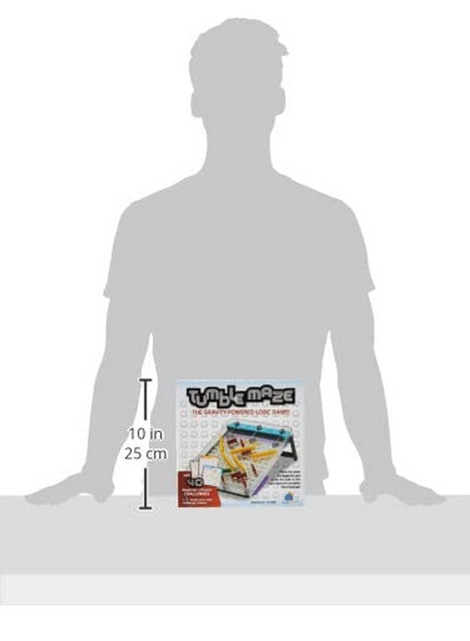 blue orange Logic Puzzle Game, Award Winning, Solo-Play Brain Teaser, for Kids Teens Adults Family Game Nights, 40 Fun Puzzles to Solve, Ages 8+, Tumble Maze by Blue Orange Games - Image 3