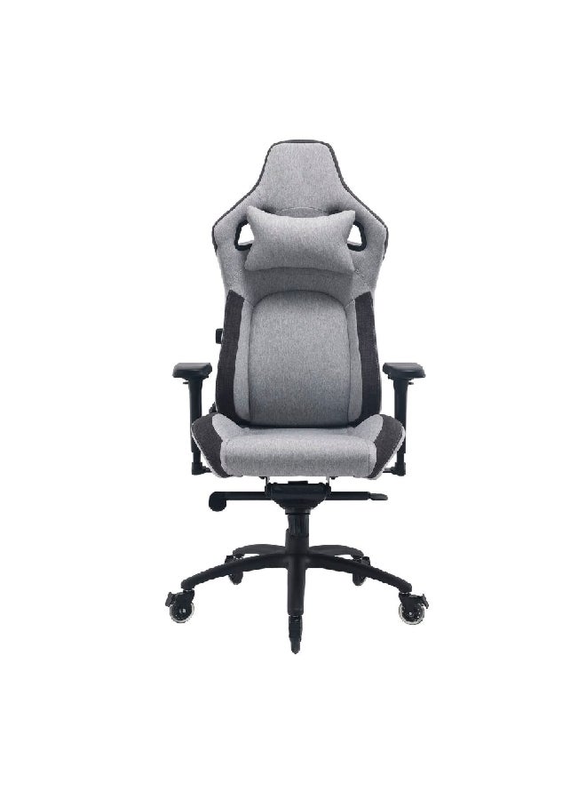 Micasa High Back Ergonomic Gaming Chair with Wheels Light Grey and Black 86 x 38 x 68 cm DJ-0106E - Image 1