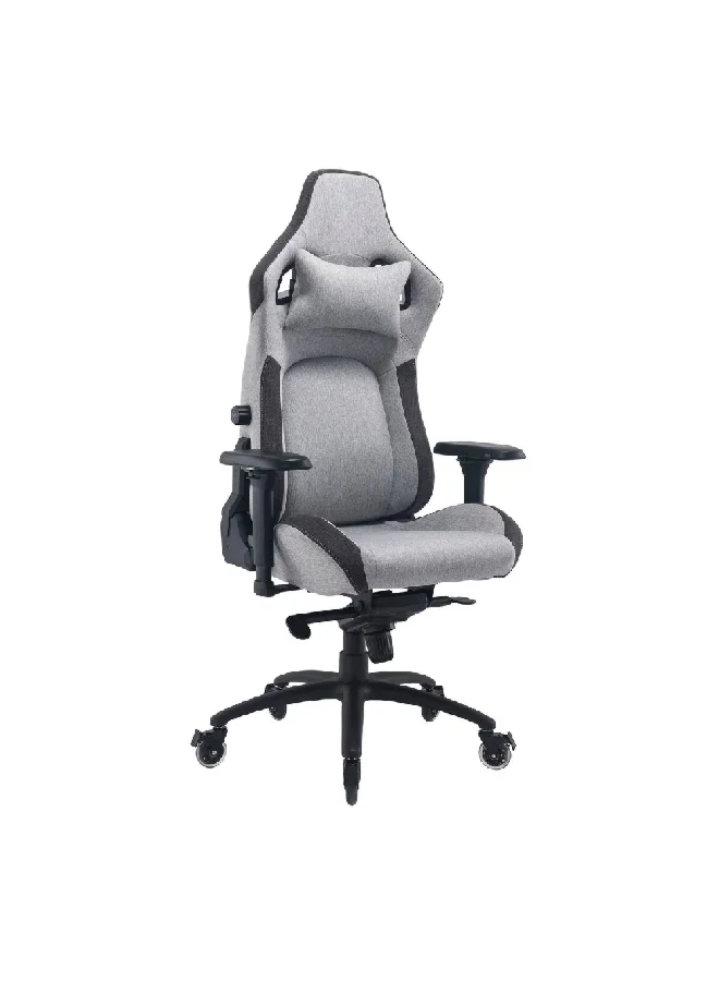 Micasa High Back Ergonomic Gaming Chair with Wheels Light Grey and Black 86 x 38 x 68 cm DJ-0106E
