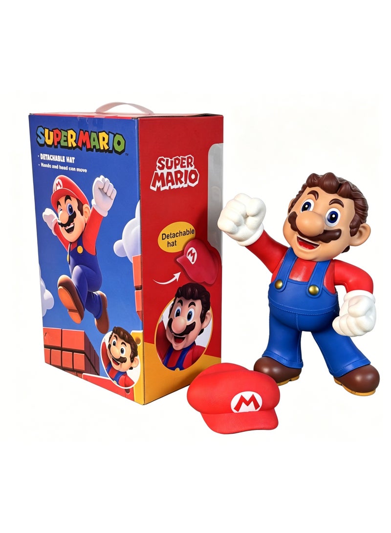 Mario 50cm Mario Large Home Decor Ornament, Movable Joint Toy - Image 2