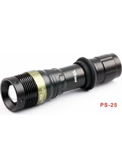 مصباح شرطة Ps-34 بثلاثة أوضاع مختلفة، مصباح يدوي قابل لإعادة الشحن