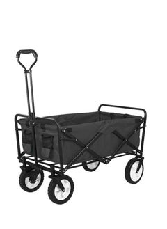 Foldable Utility Wagon Cart Trolley Utility Grocery Wagon for Camping Shopping