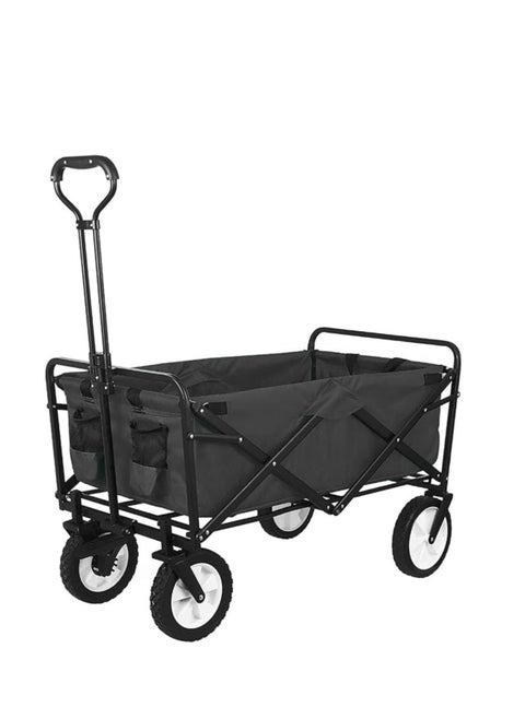 Foldable Utility Wagon Cart Trolley Utility Grocery Wagon for Camping Shopping
