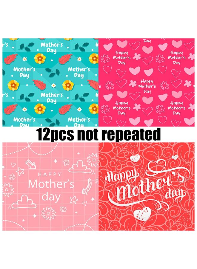 Bluejw 12 Mother's Day Women's Holiday Material Paper Account Album Decoration Base Material Stickers - Image 5