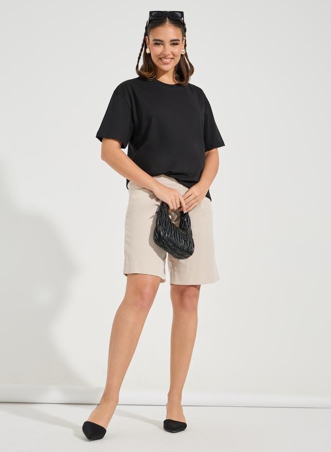 ستايلي تيشيرت فضفاض باكتاف منخفضة - Image 2