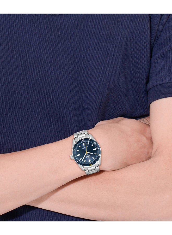 LACOSTE ROUND ANALOG MEN'S BLUE CASE WATCH - 2011424 - Image 5