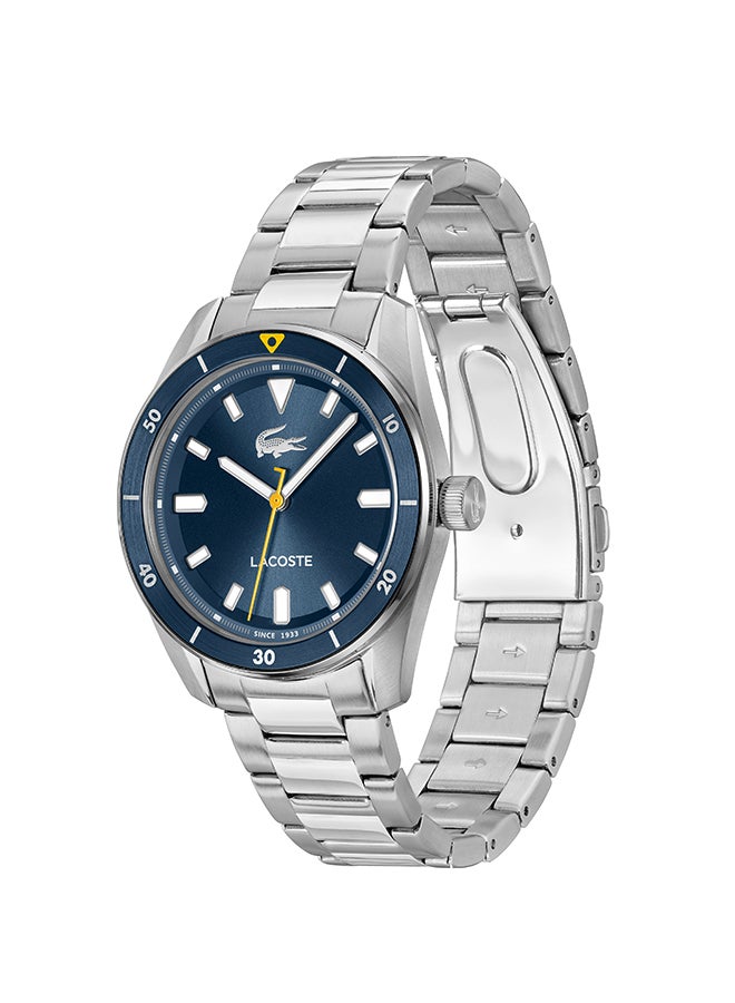 LACOSTE ROUND ANALOG MEN'S BLUE CASE WATCH - 2011424 - Image 3