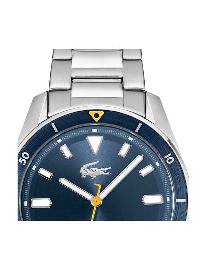 LACOSTE ROUND ANALOG MEN'S BLUE CASE WATCH - 2011424 - Image 4