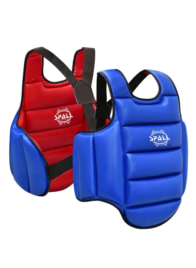 سبال واقي صدر الملاكمة واقي الجسم والعتاد مثالي لفنون الدفاع عن النفس مواي تاي تايكوندو كيك بوكسينغ جيم أكاديمي مدرسة مثالية للرجال والنساء - Image 2