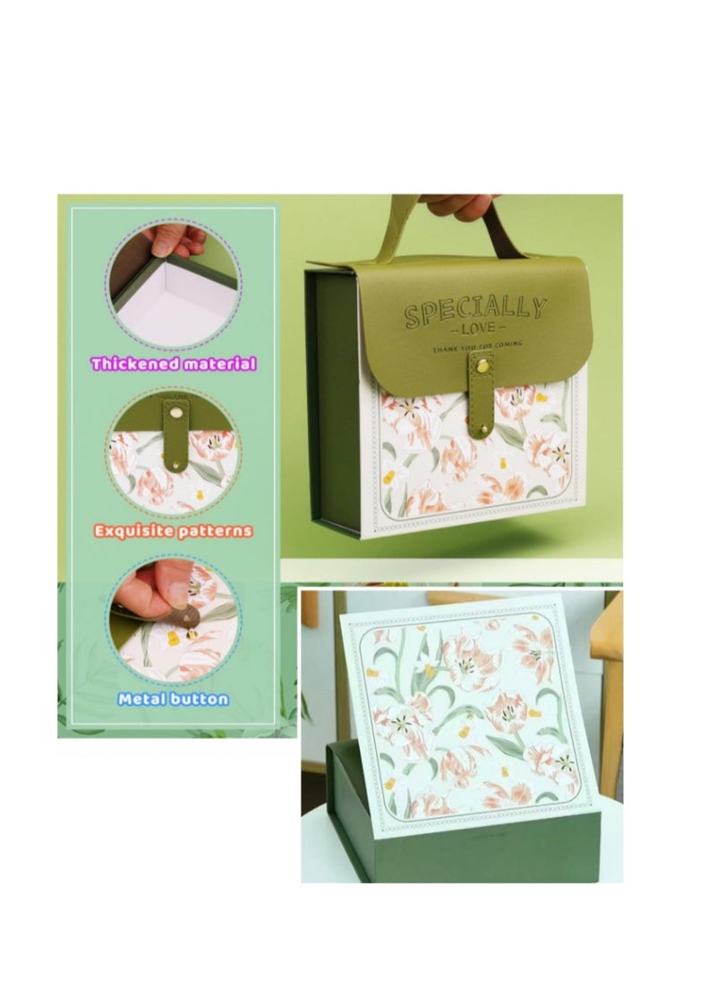 OASIS-TH Gift Box, Folding Gift Boxes for Presents With Lid, Luxry Gift Box Size 24X24X9CM  - Image 1