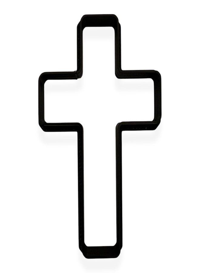 Bundle of Fun Cross Cookie Cutter with Easy to Push Design, for Religious Celebrations (4 inch) - Image 1