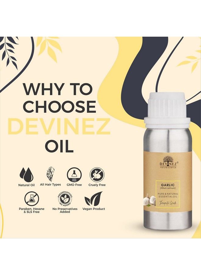 Devinez Garlic Essential Oil 100% Pure Natural & Undiluted 500Ml In Anodized Aluminum Bottle - Image 3