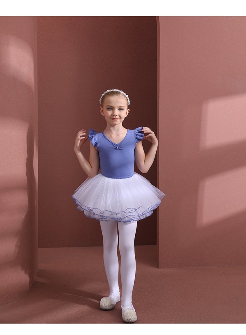 Loquat Squality Children's Dance Dress Training Dress Pure Cotton Ballet Dancing Dress For Children  - Image 1