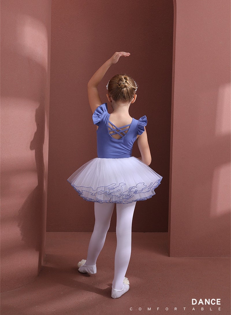 Loquat Squality Children's Dance Dress Training Dress Pure Cotton Ballet Dancing Dress For Children  - Image 2