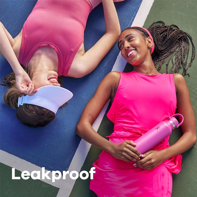 Hydro Flask Water Bottle - Insulated Stainless Steel - Non Spill, Leakproof in 21 Oz White - Image 3