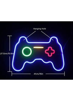 Neon Signs LED Gamepad Shaped Lights Wall Decor Multicolour 27.5 x 41cm - pzsku/Z910EF60D05AB75E06704Z/45/_/1684150261/2d4e8b3a-3fbd-47ab-a0b0-1668b0da1215