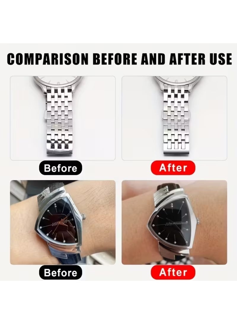 ZedAura Instant Watch Polishing Cream – Metal Frame Renewal Paste & Scratch Repair Kit for Watch, Jewelry & Stainless Steel Surfaces with Maintenance Tools - Image 3