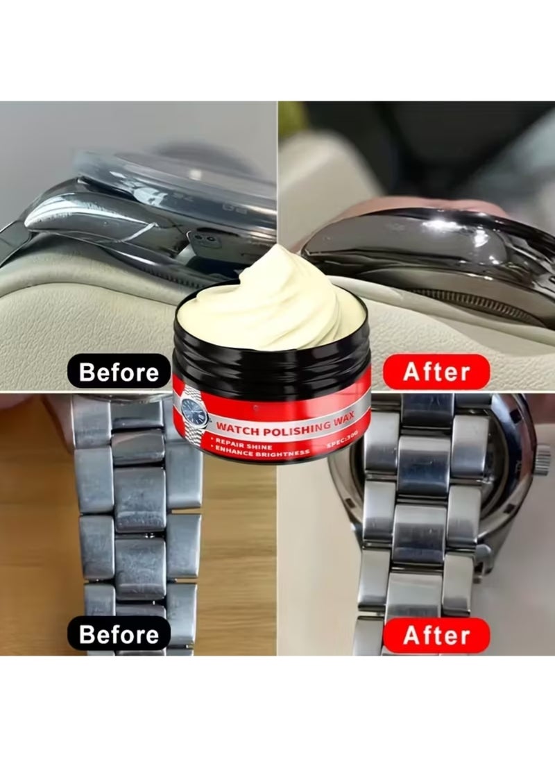 ZedAura Instant Watch Polishing Cream – Metal Frame Renewal Paste & Scratch Repair Kit for Watch, Jewelry & Stainless Steel Surfaces with Maintenance Tools - Image 4