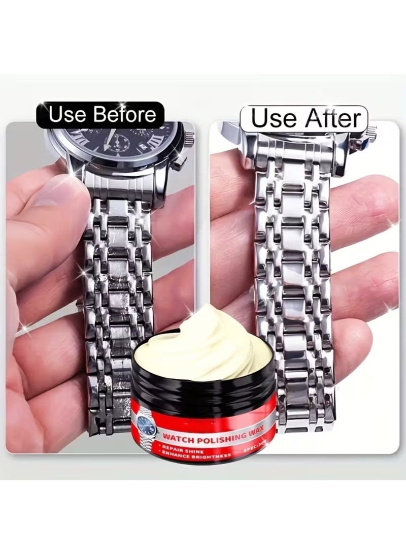 ZedAura Instant Watch Polishing Cream – Metal Frame Renewal Paste & Scratch Repair Kit for Watch, Jewelry & Stainless Steel Surfaces with Maintenance Tools - Image 1