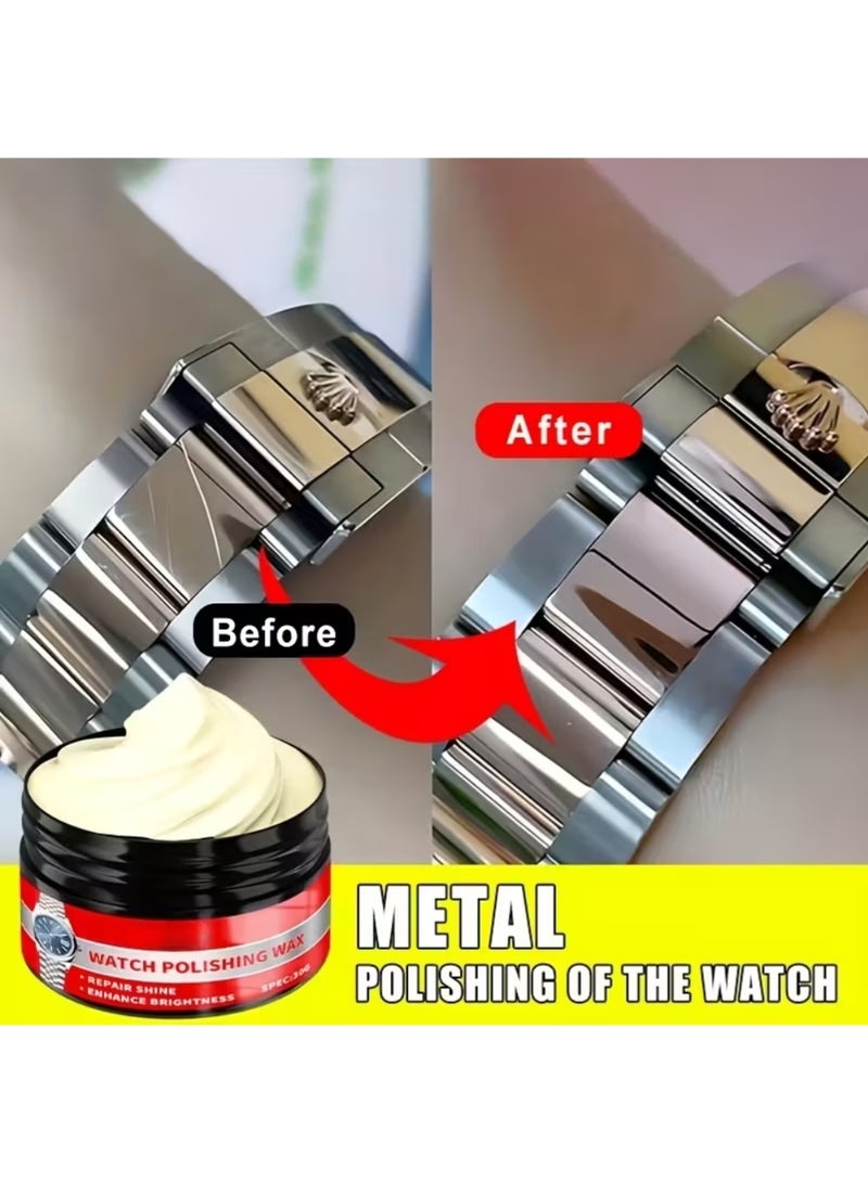 ZedAura Instant Watch Polishing Cream – Metal Frame Renewal Paste & Scratch Repair Kit for Watch, Jewelry & Stainless Steel Surfaces with Maintenance Tools - Image 2