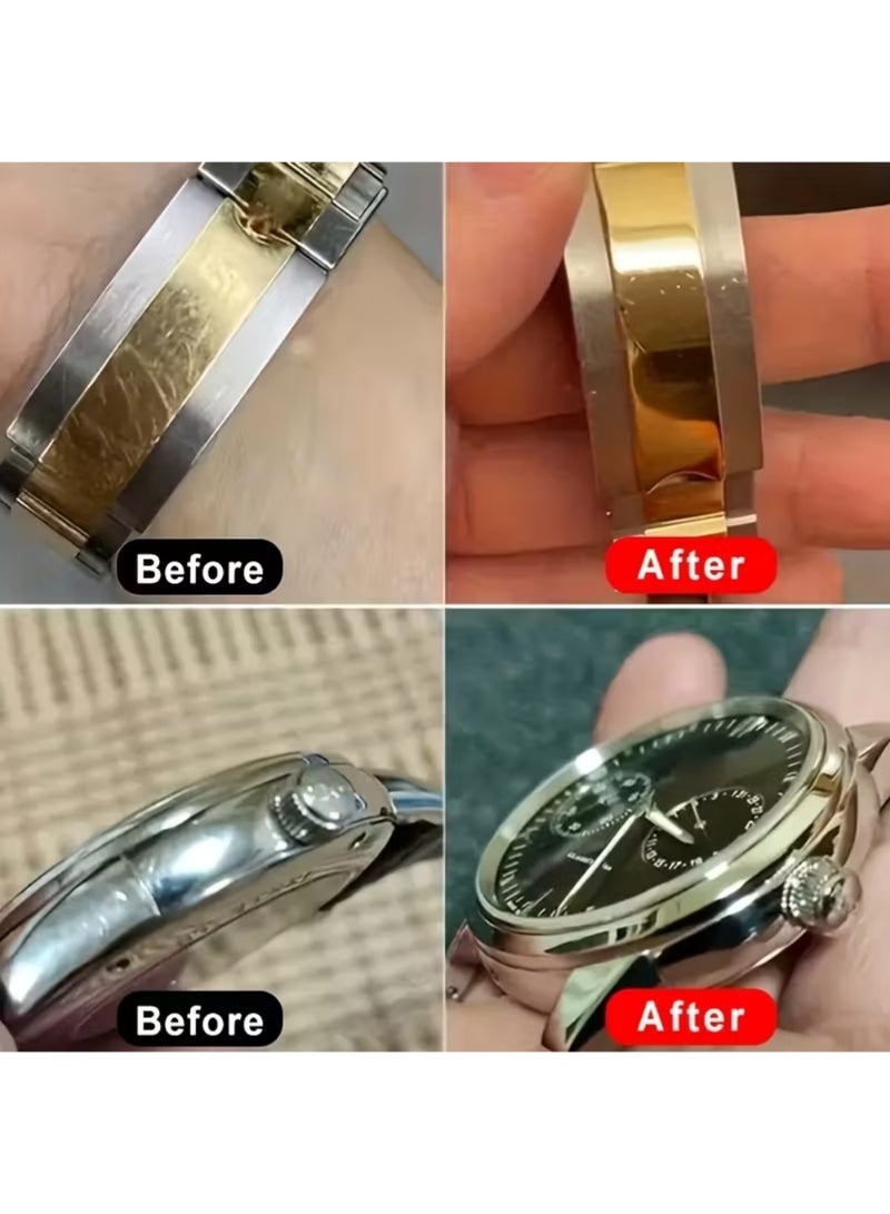 ZedAura Instant Watch Polishing Cream – Metal Frame Renewal Paste & Scratch Repair Kit for Watch, Jewelry & Stainless Steel Surfaces with Maintenance Tools - Image 5
