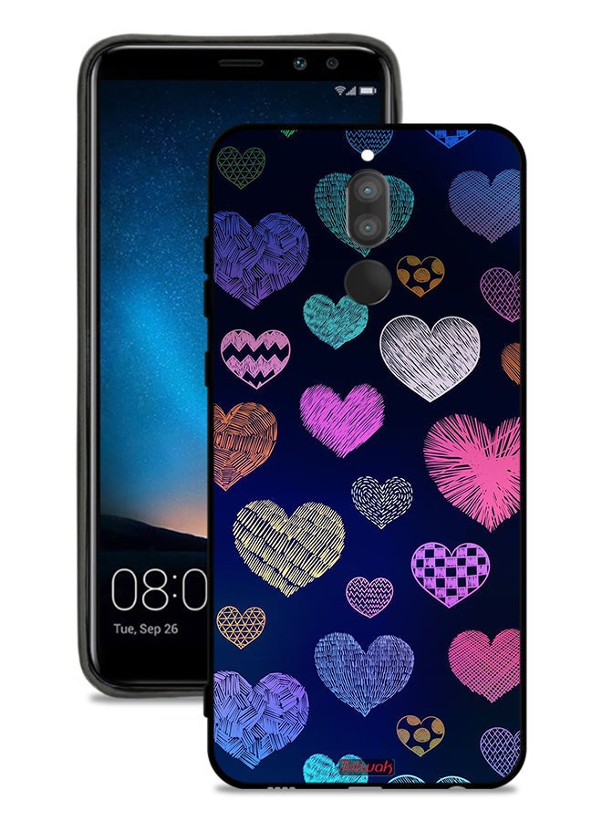 Tolwak غطاء واقي لهاتف هواوي ميت 10 لايت بنمط قلوب دهاجا - Image 1