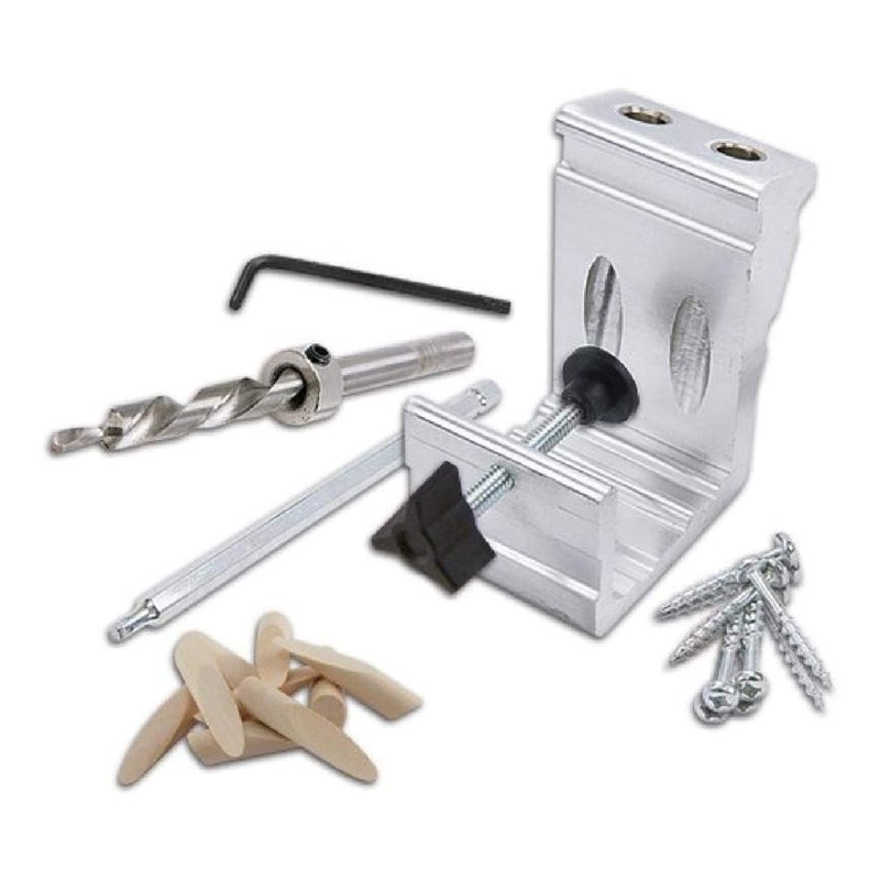 General Tools General Tools Woodworking Pocket Hole Jig Kit - All-In-One Aluminum Pocket System with Carrying Case  - Image 1