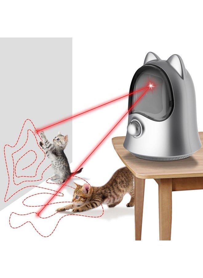 BENTOPAL - BENTOPAL Cat Toys Laser with Real Random Trajectory (Silvery) - Image 1