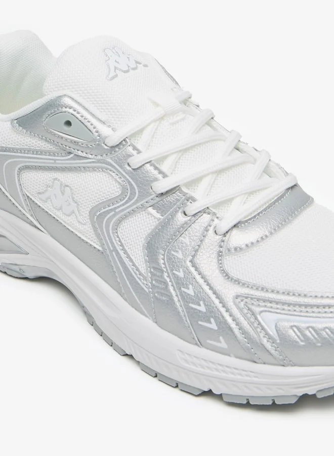 Kappa Men's Logo Detail Lace-Up Sports Shoes