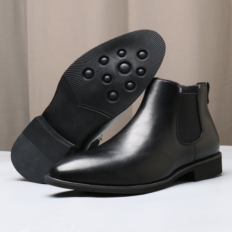 Chelsea Boots Size 38 To 48 Export Large Size Men'S Boots Pointed Toe Chelsea Boots 25870 - Image 5