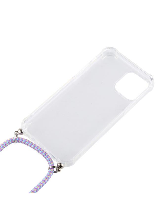 Zaboon Case For iPhone 12 Pro Max Four-Corner Shockproof Transparent TPU Case with Lanyard - Image 5