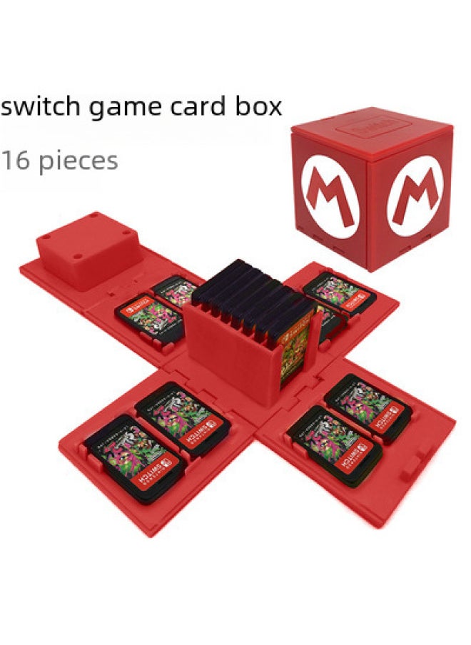 Generic Switch Game Cartridge Storage Box Ns Card Holder 16-slot Foldable Digital Computer Game Console Protective Case-Product Color:Star Kabi  - Image 4