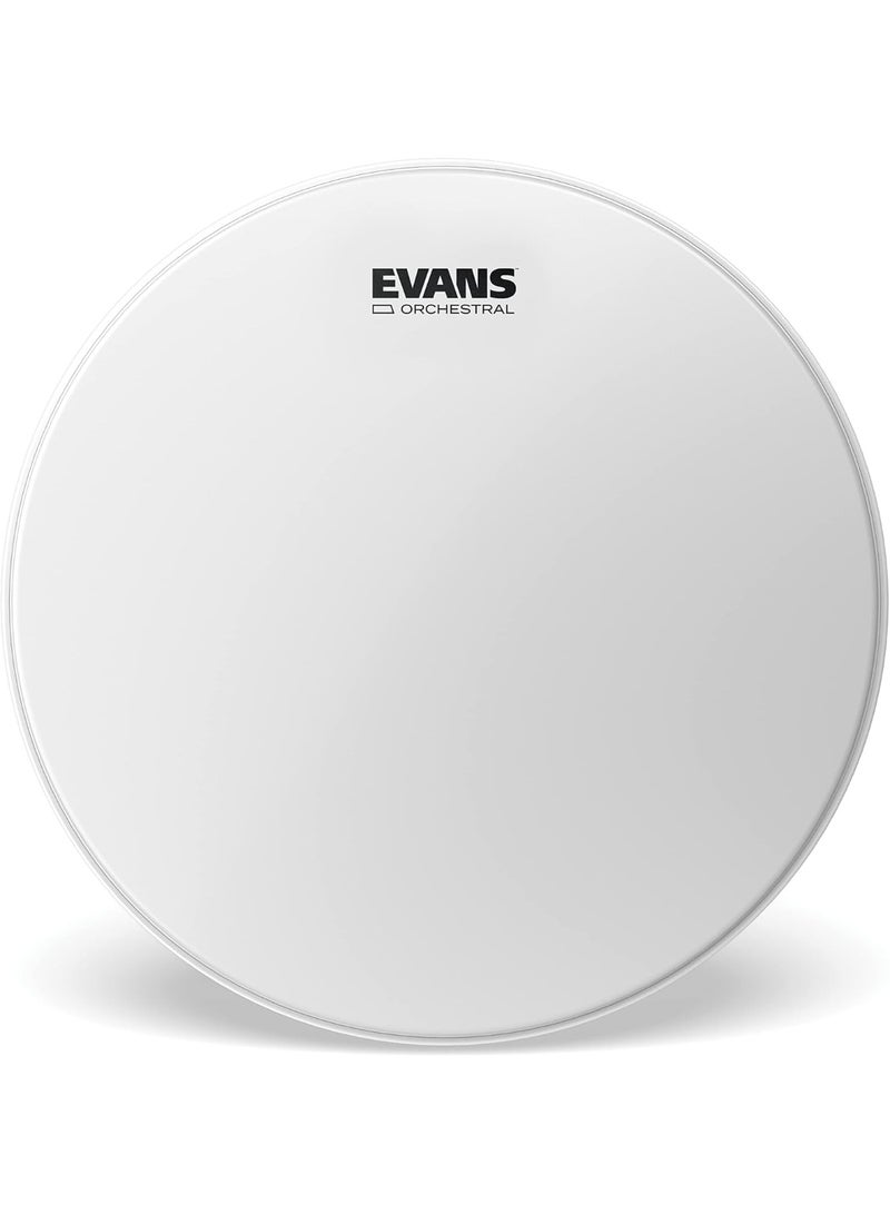 EVANS Evans Orchestral Coated White Snare Drum Head, 14 inch - Image 1