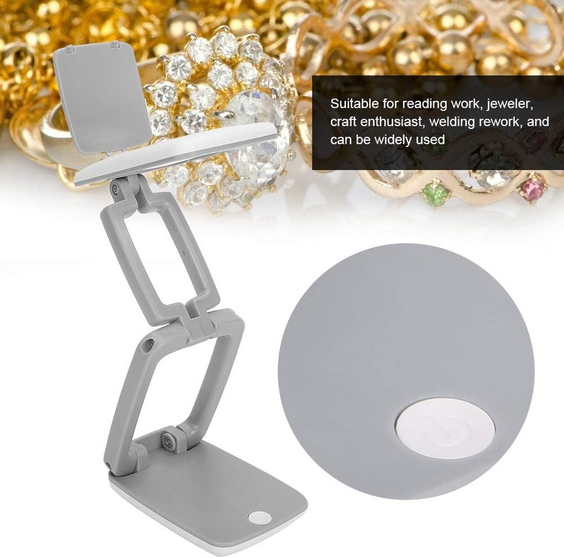klarako 3X Magnifying Glass LED Light, Magnifying Glass Desk Lamps, Adjustable 3X Magnification Desk Magnifier Table Light for Reading Office Makeup Tattoo Work - Image 2